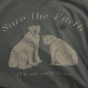 American Eagle vintage crop top with Polar Bears.